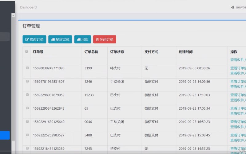 MCN 机构餐饮点单小程序方案